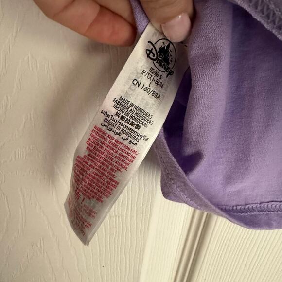 Disney Parks Figment One Little Spark Purple Ringer Tee T-shirt Womens Sz Large - Picture 2 of 5